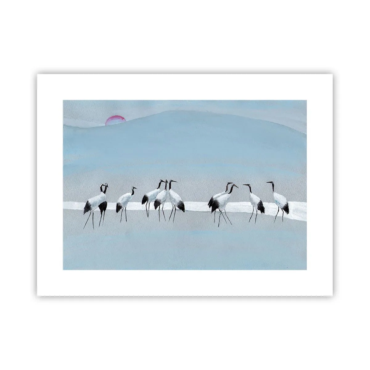 Affiche - Poster - Après une chaude journée - 40x30 cm