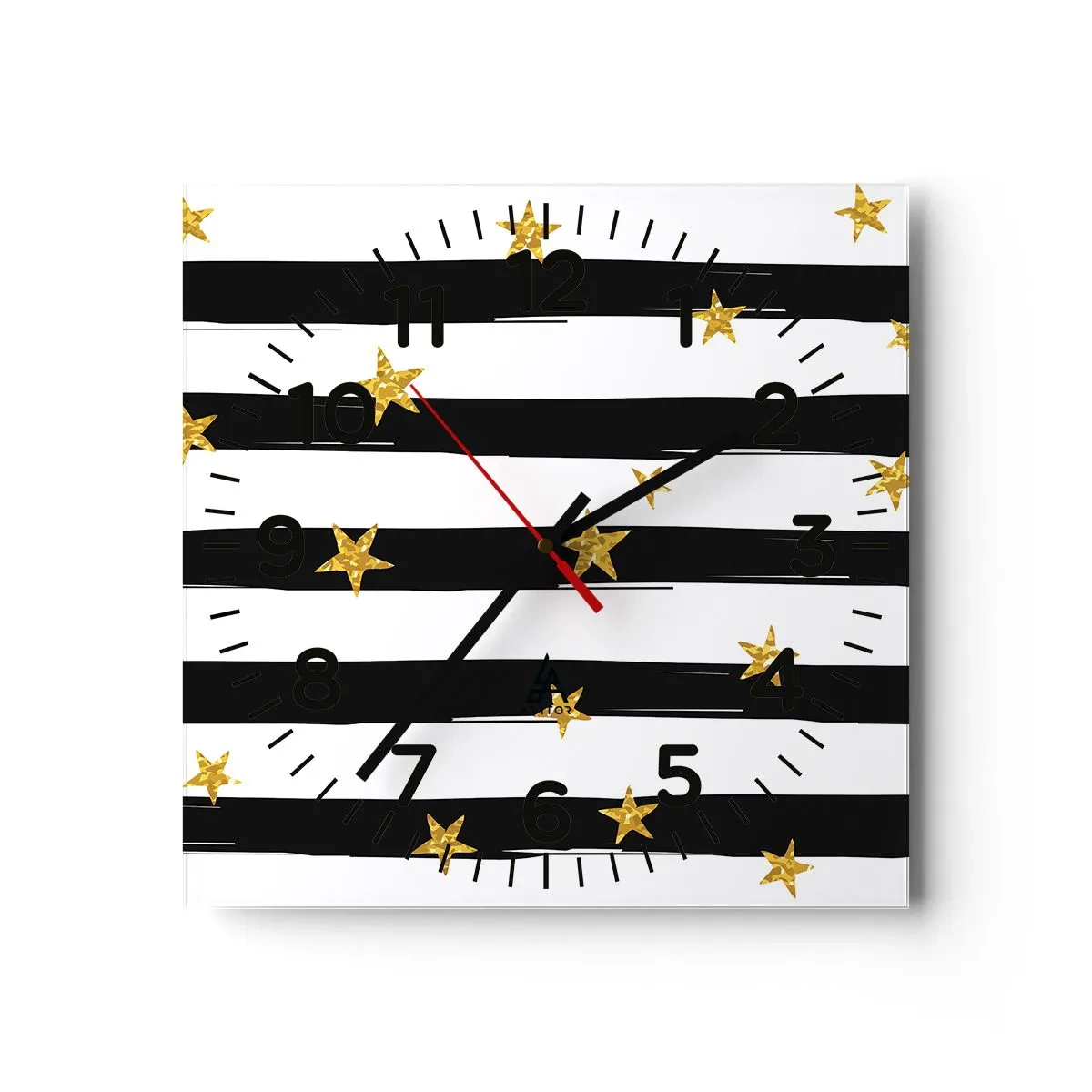 Horloge murale - Pendule murale - Nous sommes tous nés sous une bonne étoile - 40x40 cm