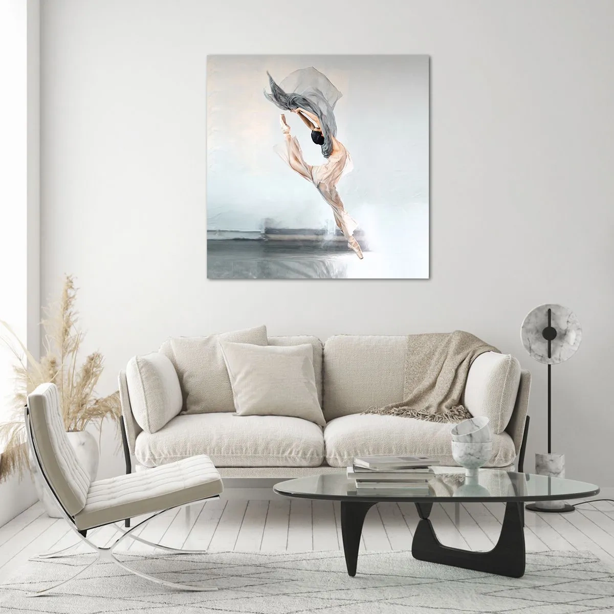 Impression sur verre - Image sur verre - Dans le ravissement de la danse - 40x40 cm