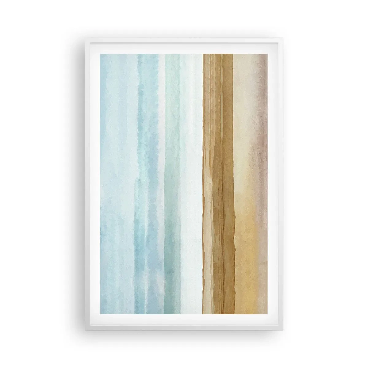 Affiche dans un cadre blanc - Poster - Réconfort - 61x91 cm