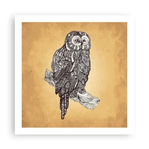 Affiche - Poster - Ornements complexes de sagesse - 60x60 cm