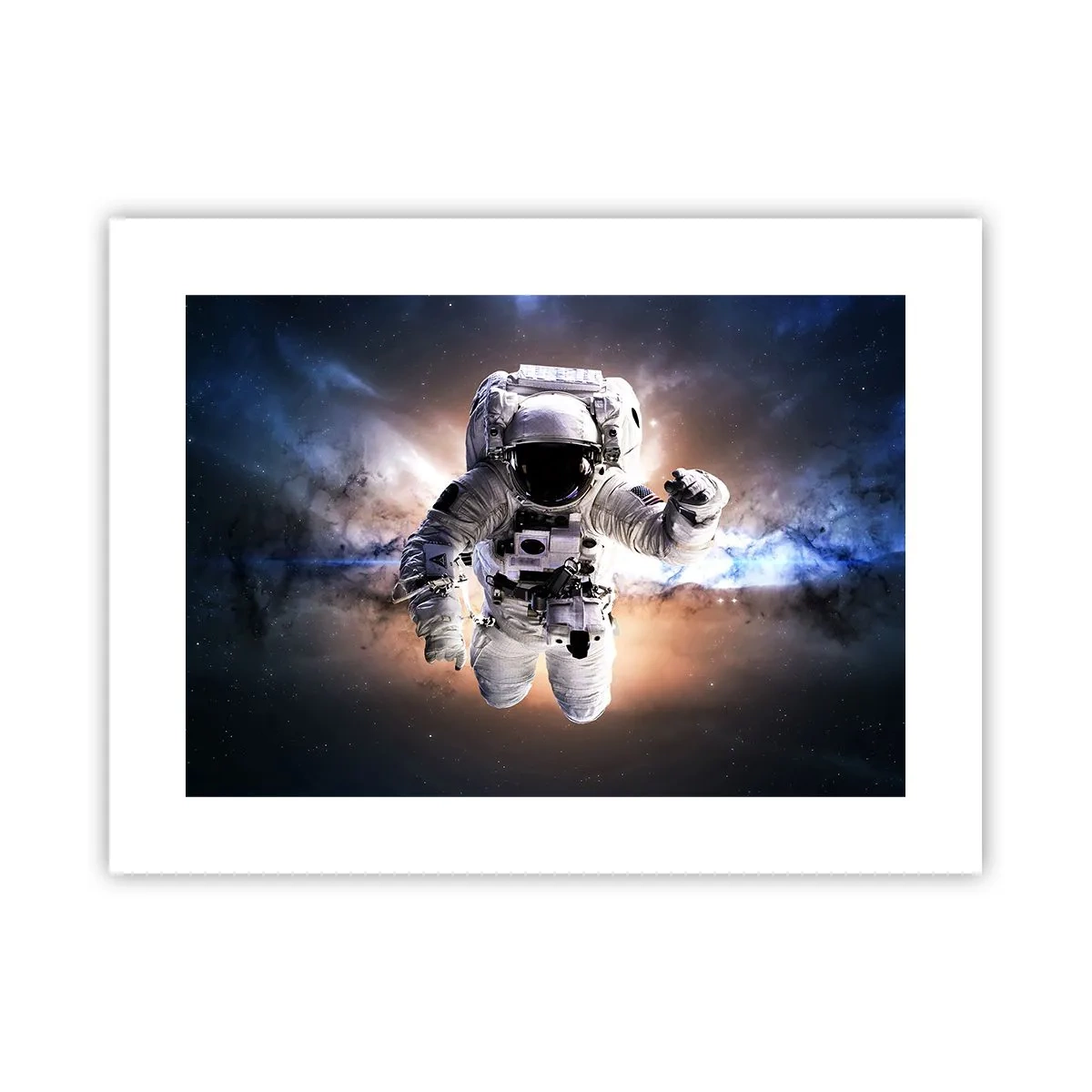 Affiche - Poster - Salutations de l'espace - 40x30 cm