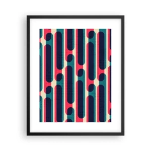 Affiche dans un cadre noir - Poster - En profondeur et sur l'avant - 40x50 cm