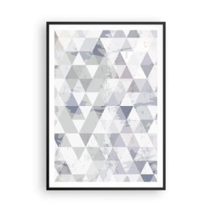 Affiche dans un cadre noir - Poster - En rythme de trois - 70x100 cm