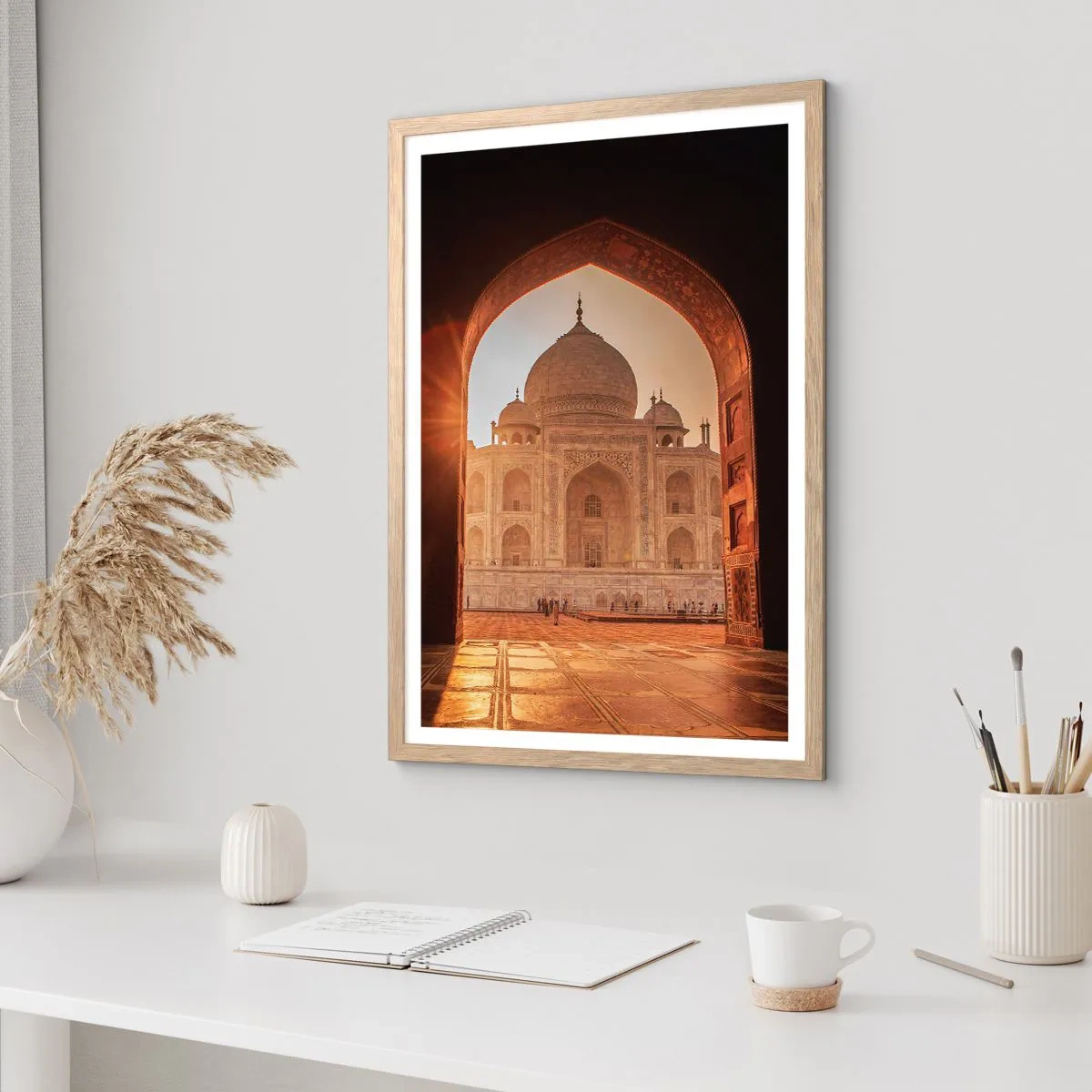 Affiche dans un chêne clair - Poster - Un monument à l'amour surnaturel - 40x50 cm
