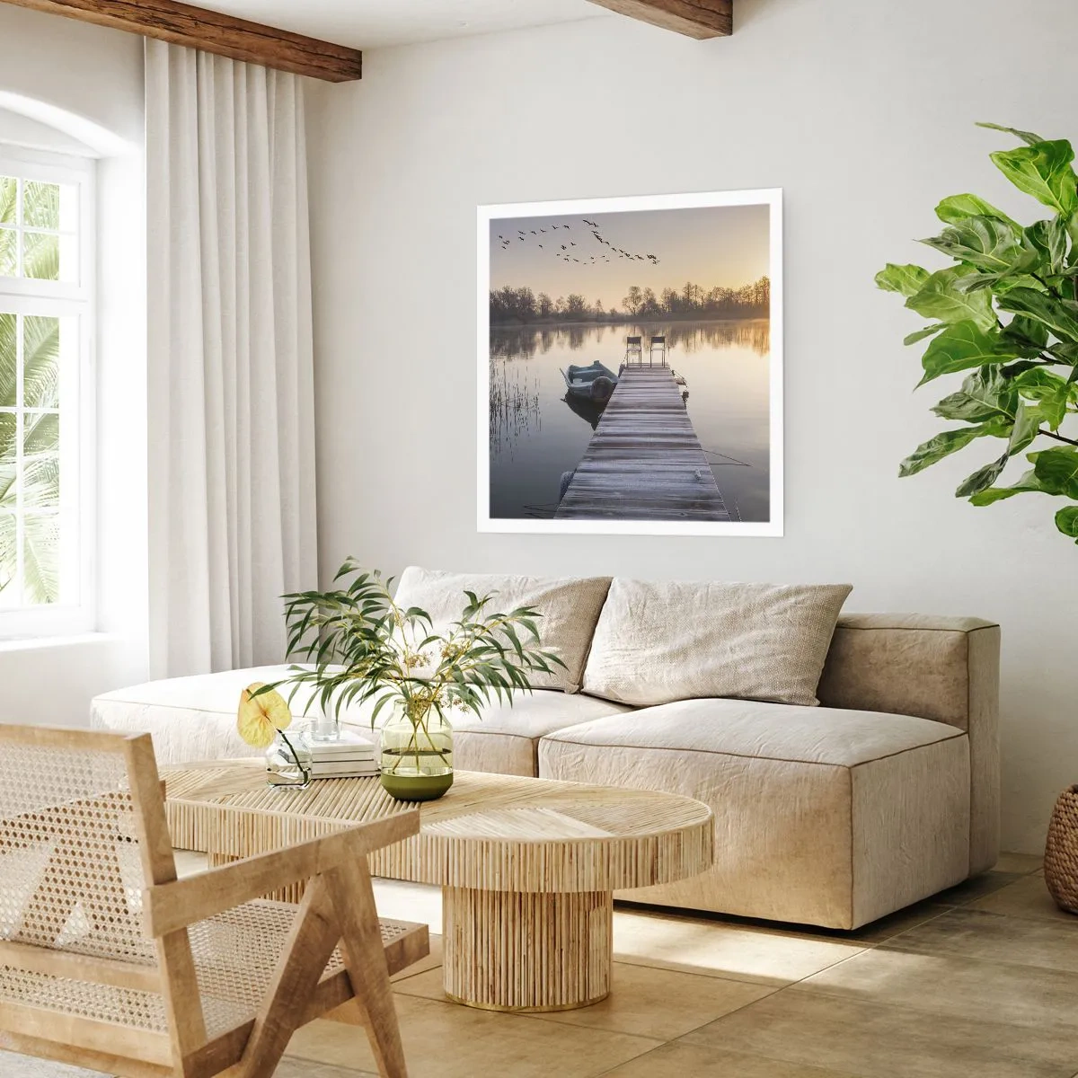 Affiche - Poster - Je reviendrai - 50x50 cm