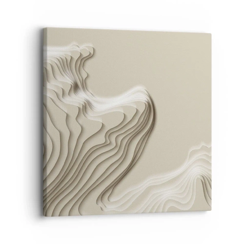 Impression sur toile - Image sur toile - Topographie artistique - 30x30 cm