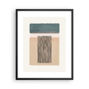 Affiche dans un cadre noir - Poster - Tout est en ordre - 40x50 cm