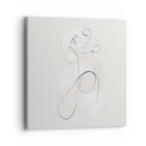 Impression sur toile - Image sur toile - Spirale de beauté - 40x40 cm