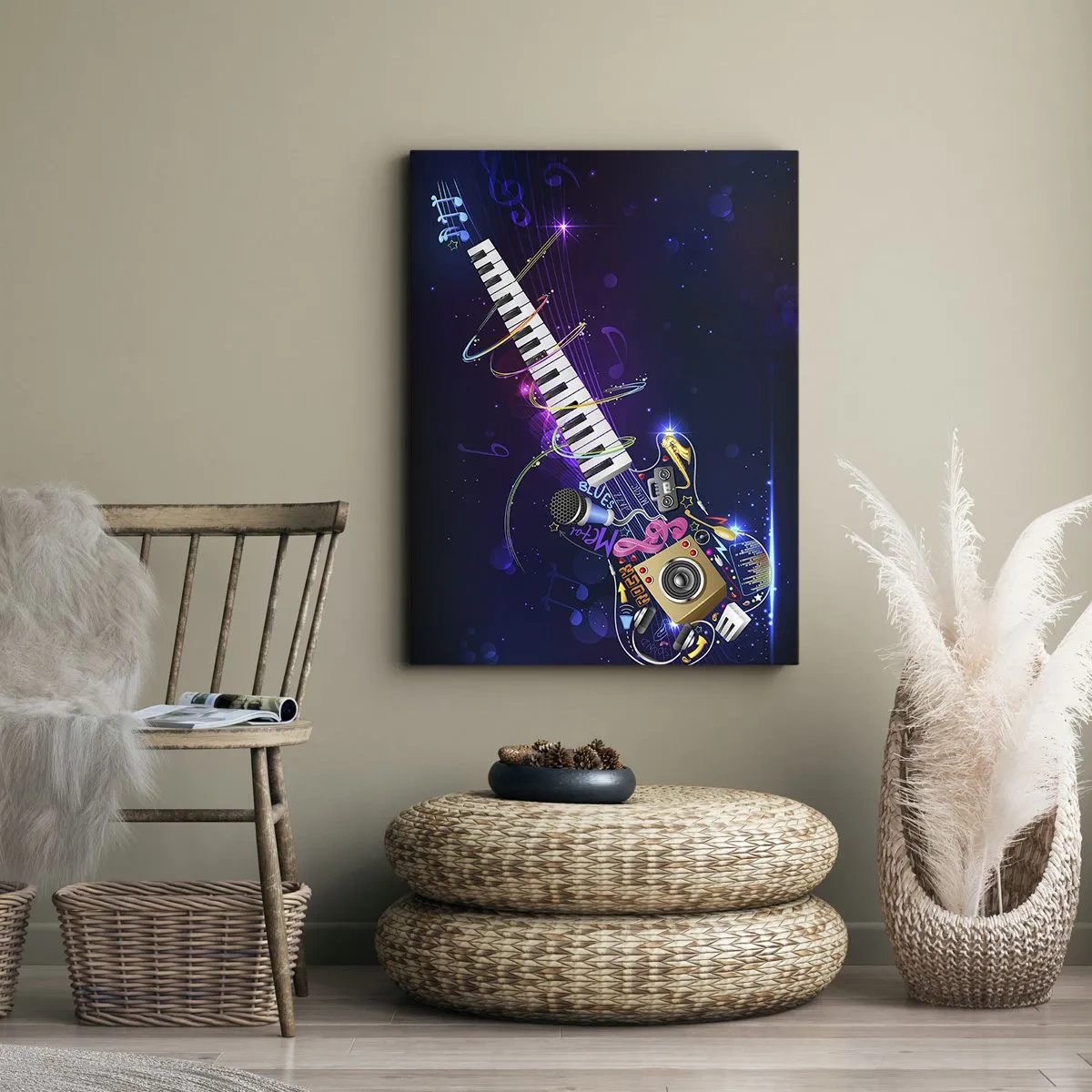 Impression sur toile - Image sur toile - Et tout va bien - 45x80 cm