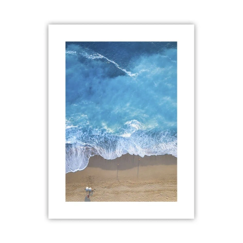 Affiche - Poster - La force du bleu - 30x40 cm