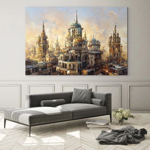 Impression sur verre - Image sur verre - Ville des villes - 70x50 cm