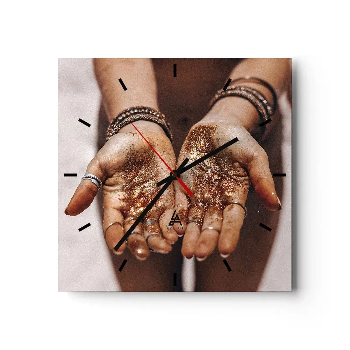 Horloge murale - Pendule murale - Un don pour vous - 40x40 cm