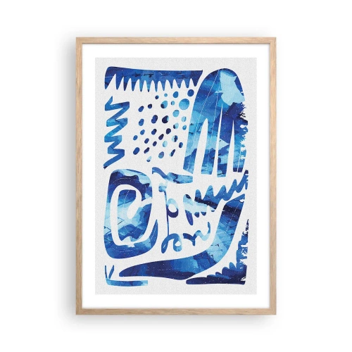 Affiche dans un chêne clair - Poster - Retour aux racines - 50x70 cm