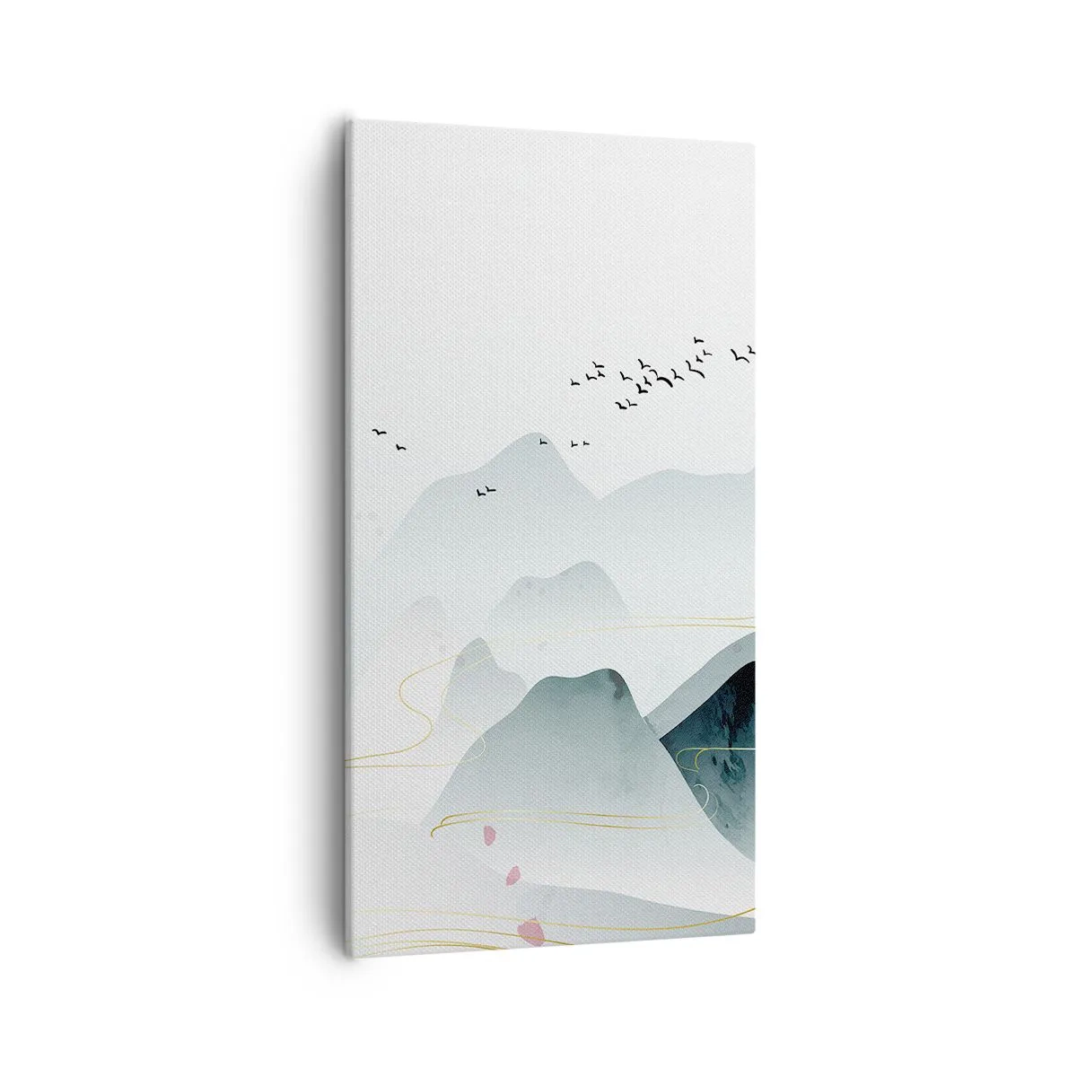 Impression sur toile - Image sur toile - Au-delà des sommets - 55x100 cm