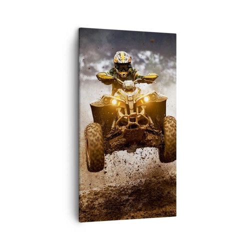 Impression sur toile - Image sur toile - No risk no fun - 45x80 cm
