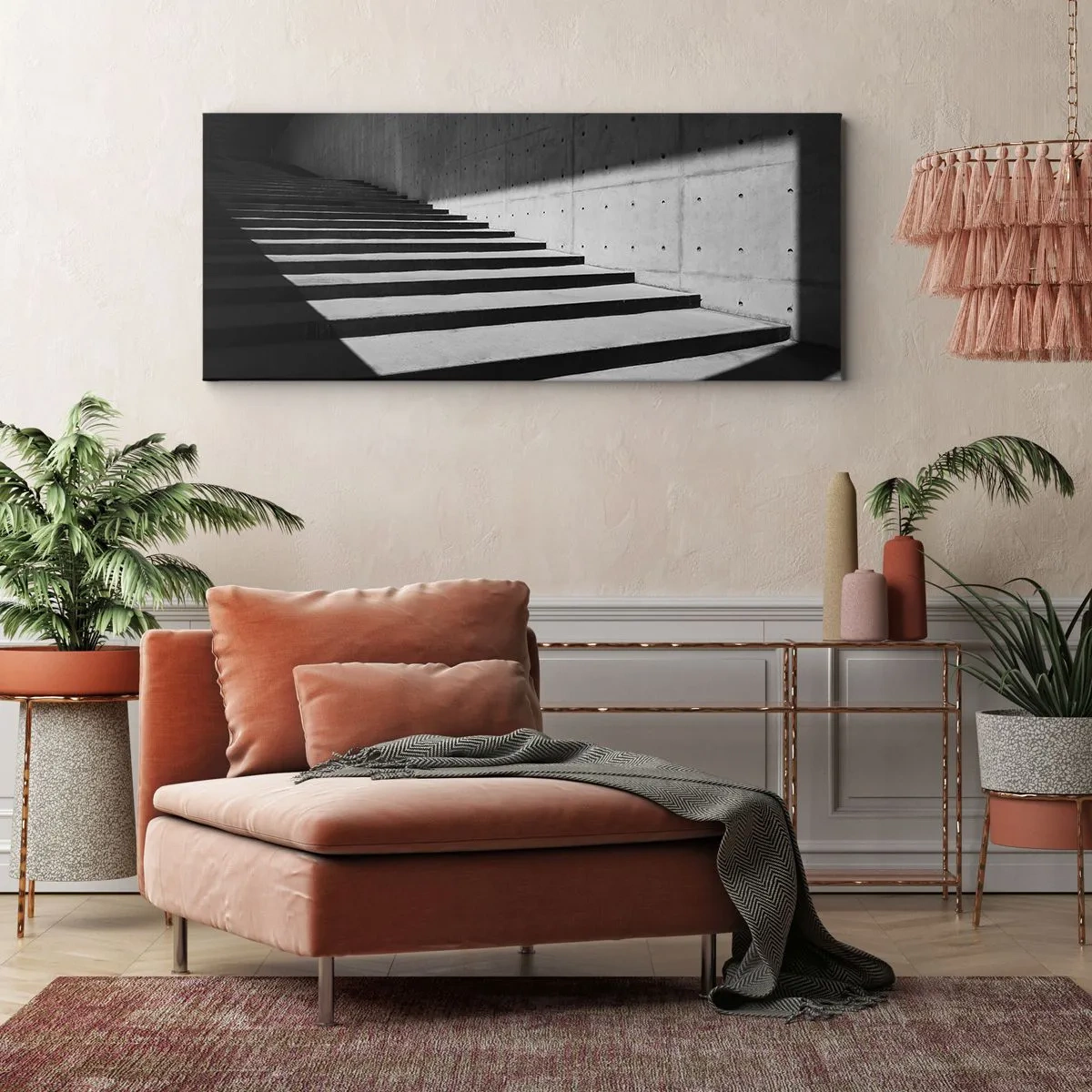 Impression sur toile - Image sur toile - La beauté brute du modernisme - 100x40 cm