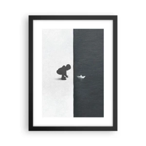 Affiche dans un cadre noir - Poster - Grande expédition - 30x40 cm