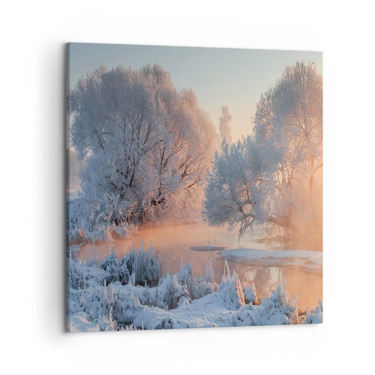 Impression sur toile - Image sur toile - Tout dans le soleil brille en cristal - 50x50 cm