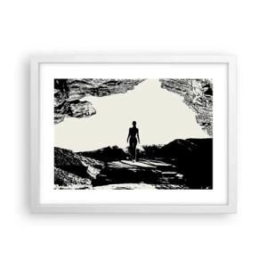 Affiche dans un cadre blanc - Poster - Nouveau look - 40x30 cm