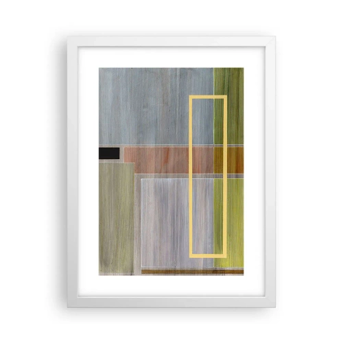 Affiche dans un cadre blanc - Poster - Simple et calme - 30x40 cm