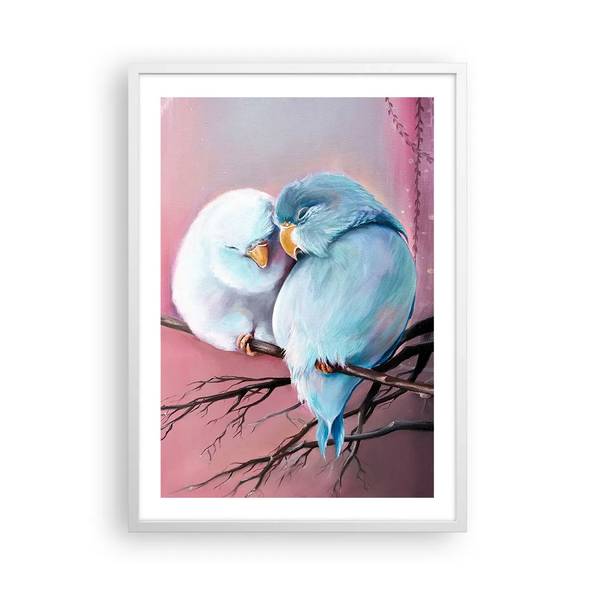 Affiche dans un cadre blanc - Poster - Que dire de plus?... - 50x70 cm