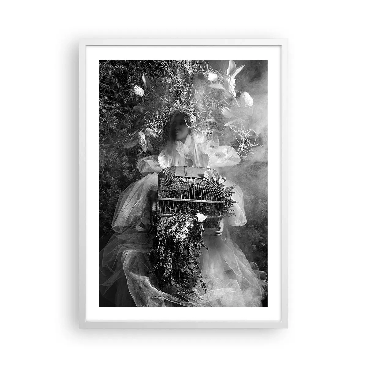 Affiche dans un cadre blanc - Poster - Tout simplement Mère Nature - 50x70 cm