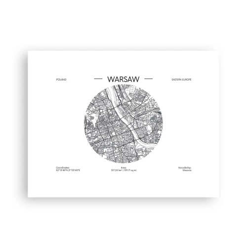 Affiche - Poster - Anatomie de Varsovie - 40x30 cm