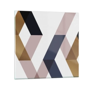 Impression sur verre - Image sur verre - Plats et angles - 30x30 cm