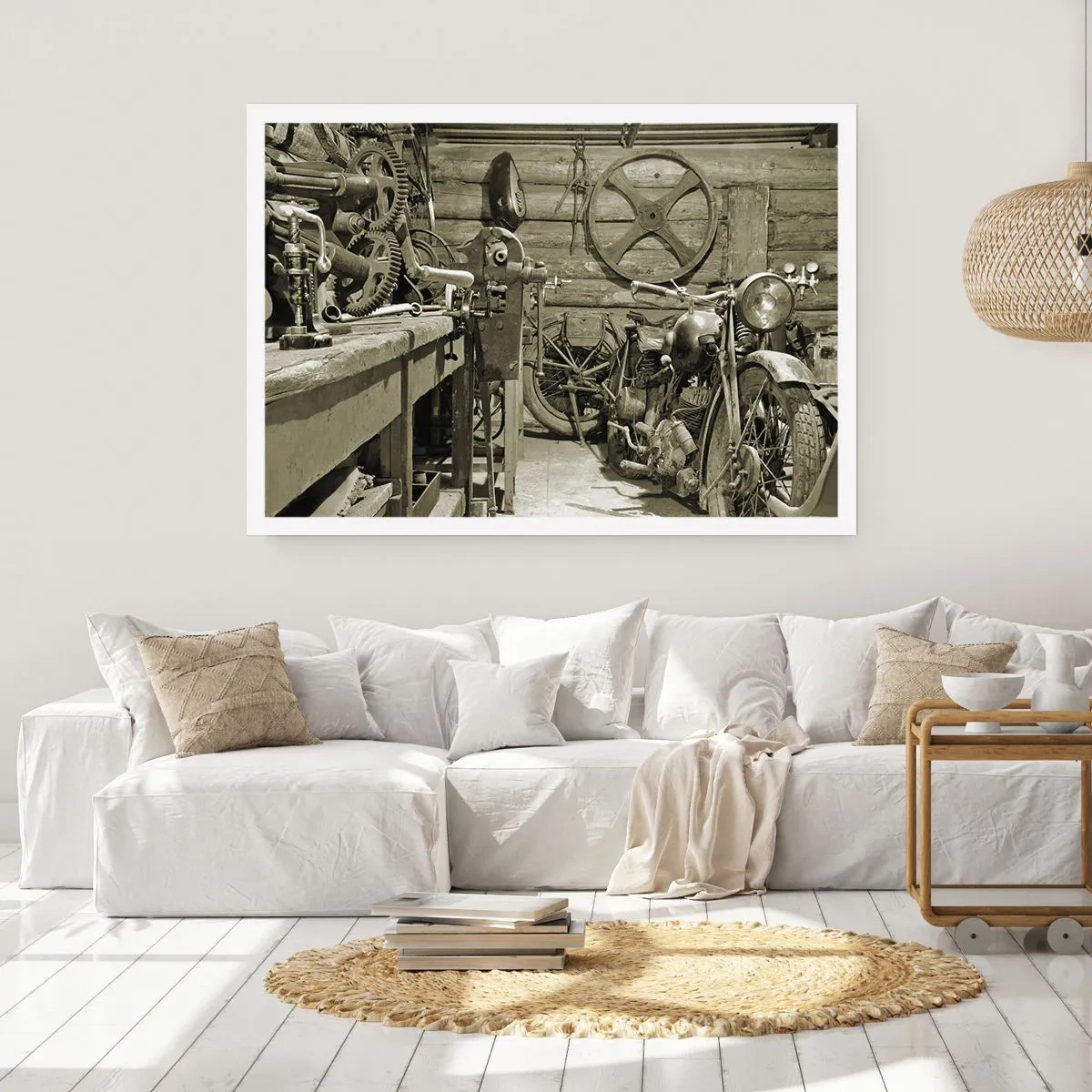 Affiche - Poster - Dans le hangar de l'oncle Władek - 70x50 cm