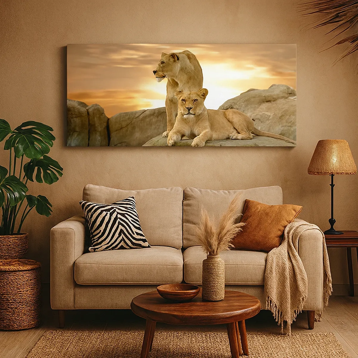 Impression sur toile - Image sur toile - Majesté royale - 30x30 cm