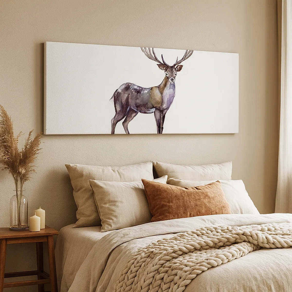 Impression sur toile - Image sur toile - Roi de la forêt du nord - 30x30 cm