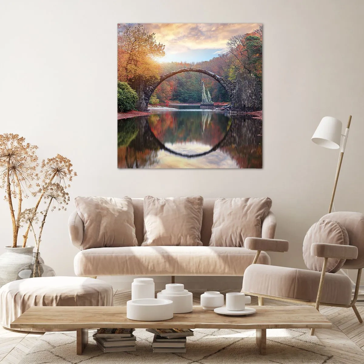 Impression sur toile - Image sur toile - De l'autre cote du miroir - 60x60 cm