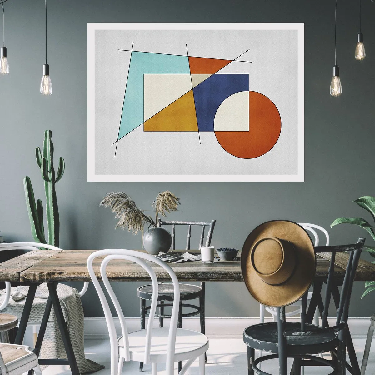 Affiche - Poster - Abstraction : plaisir moderniste - 70x50 cm