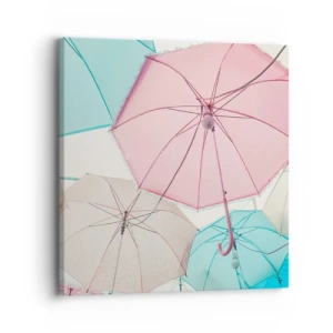 Impression sur toile - Image sur toile - Parfois le soleil, parfois la pluie - 30x30 cm