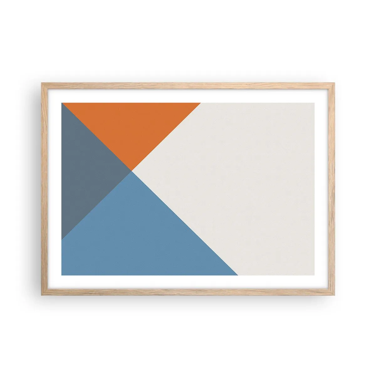 Affiche dans un chêne clair - Poster - Sous cette angle.... - 70x50 cm