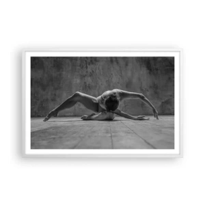 Affiche dans un cadre blanc - Poster - Symétrie trouvée - 91x61 cm