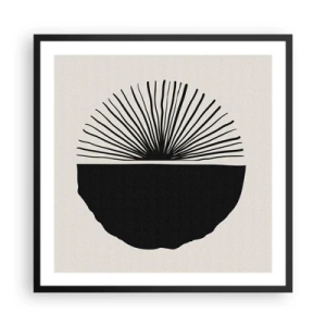 Affiche dans un cadre noir - Poster - Une gamme de possibilités - 60x60 cm