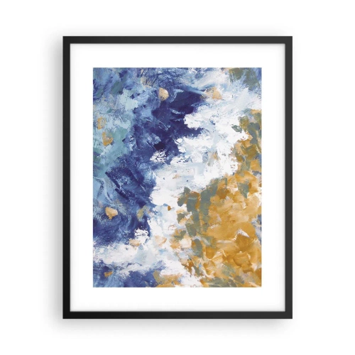 Affiche dans un cadre noir - Poster - Danse des éléments - 40x50 cm