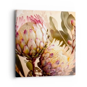 Impression sur toile - Image sur toile - Tendrement embrassé - 40x40 cm