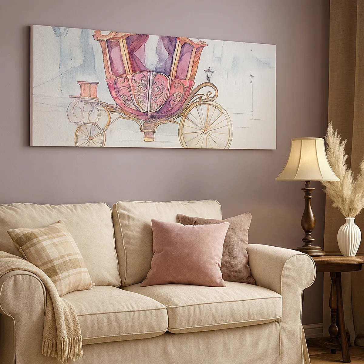 Impression sur toile - Image sur toile - À un mariage ou à un bal ? - 30x30 cm