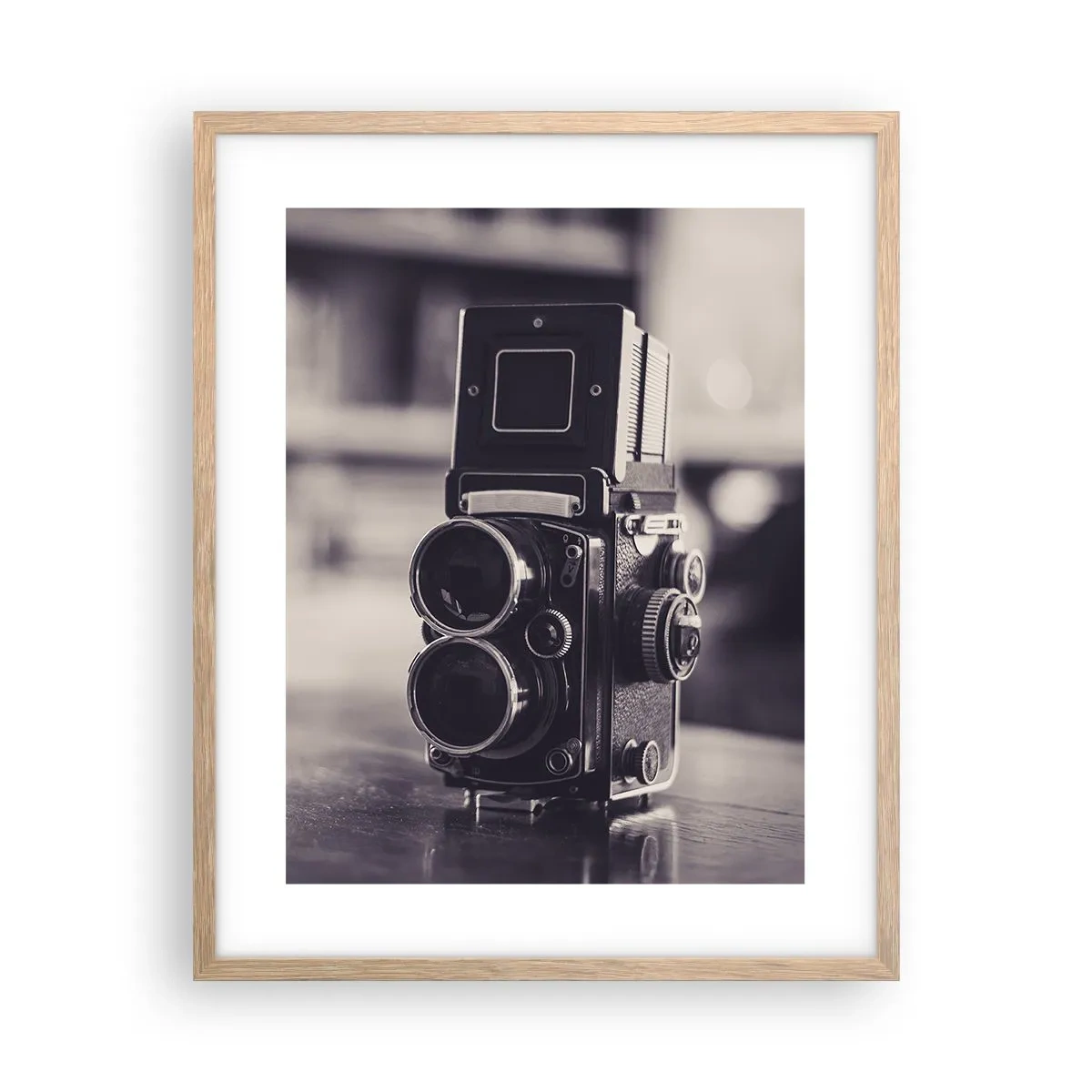 Affiche dans un chêne clair - Poster - La magie de la photographie ancienne - 40x50 cm