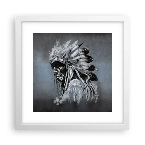 Affiche dans un cadre blanc - Poster - Retour aux sources - 30x30 cm