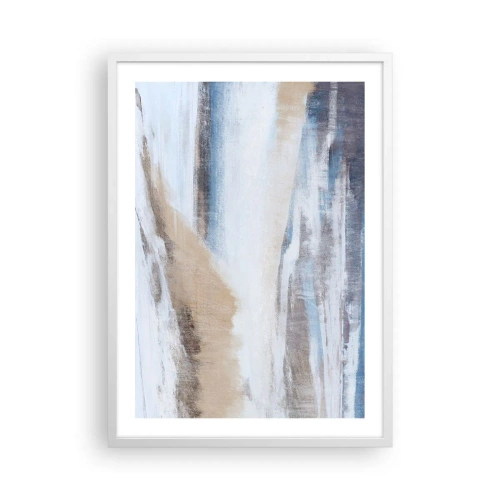 Affiche dans un cadre blanc - Poster - Composition hivernale - 50x70 cm