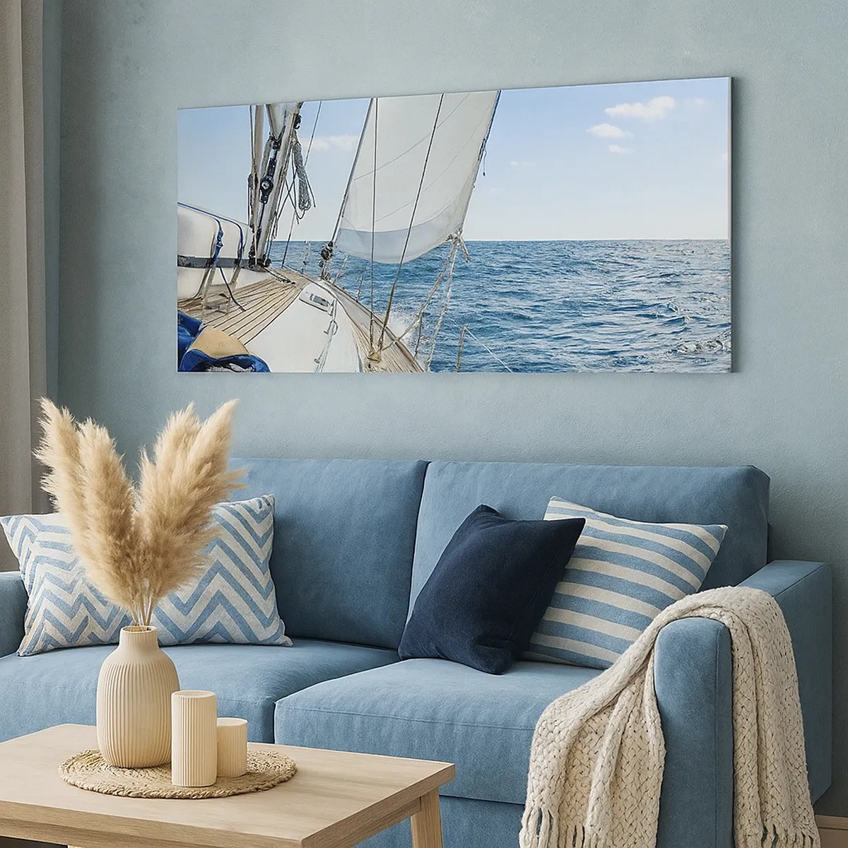 Impression sur toile - Image sur toile - Ohé, l'aventure - 30x30 cm