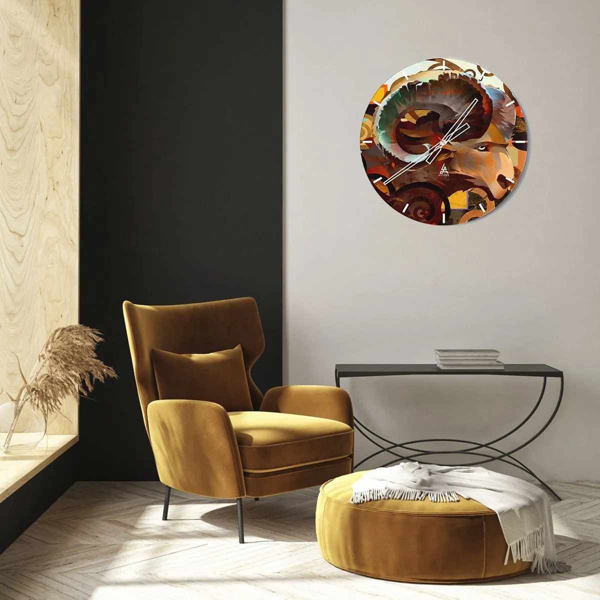 Horloge murale - Pendule murale - Magie - religions - rituels - 40x40 cm