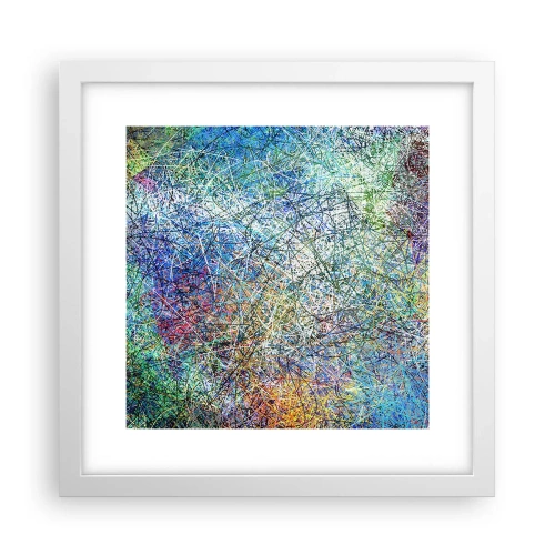 Affiche dans un cadre blanc - Poster - Ce n'est pas si simple - 30x30 cm