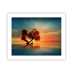 Affiche - Poster - Plénitude et éloignement sans monde - 50x40 cm