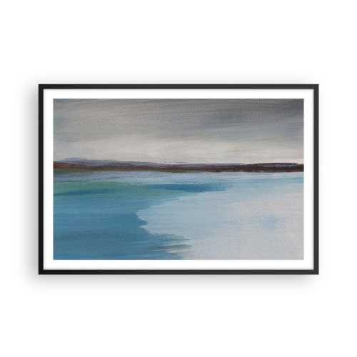 Affiche dans un cadre noir - Poster - Paysage horizontal - 91x61 cm