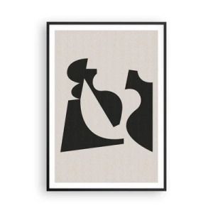 Affiche dans un cadre noir - Poster - À monter soi-même - 70x100 cm